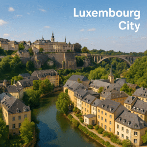 Luxembourg City daytrip from Frankfurt - Grand Ducal Palace and historic fortifications in the capital of Luxembourg